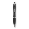 Branded Promotional TWIST ACTION BALL PEN in Abs with Stylus & Soft Grip Pen From Concept Incentives.