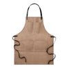 Branded Promotional APRON IN LEATHER in Brown Apron from Concept Incentives