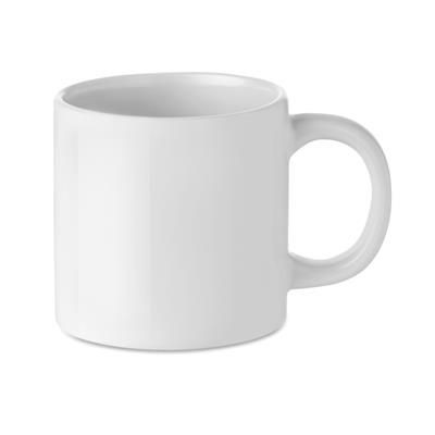 Branded Promotional CERAMIC POTTERY MUG OF 200 ML with Special Coating for Sublimation Mug From Concept Incentives.