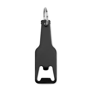 Branded Promotional ALUMINIUM METAL BOTTLE OPENER with Keyring Bottle Opener From Concept Incentives.