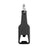 Branded Promotional ALUMINIUM METAL BOTTLE OPENER with Keyring Bottle Opener From Concept Incentives.