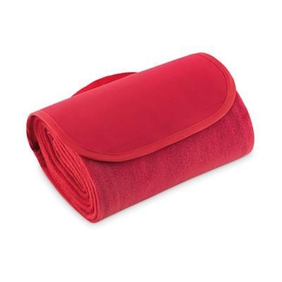 Branded Promotional FOLDING FLEECE PICNIC BLANKET in 180 Gr-m¬≤ Blanket From Concept Incentives.