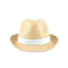 Branded Promotional PAPER STRAW HAT with Colour Polyester Band Hat From Concept Incentives.