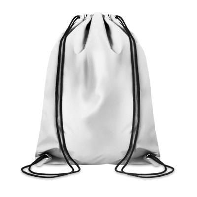 Branded Promotional REFLECTIVE POLYESTER DRAWSTRING BAG Bag From Concept Incentives.