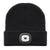 Branded Promotional BEANIE in Acrylic with Detachable Cob Light on Front Hat From Concept Incentives.