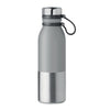 DOUBLE WALL STAINLESS STEEL METAL POWDER COATED FLASK with Silicon Grip for Easy Carry
