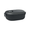 Branded Promotional PP LUNCH BOX with Airtight Lid in Black Lunch Box from Concept Incentives