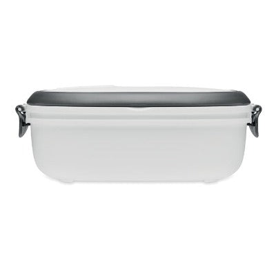 Branded Promotional PP LUNCH BOX with Airtight Lid in White Lunch Box from Concept Incentives