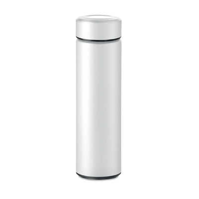 DOUBLE WALL STAINLESS STEEL METAL INSULATING VACUUM FLASK with Additional Tea Infuser