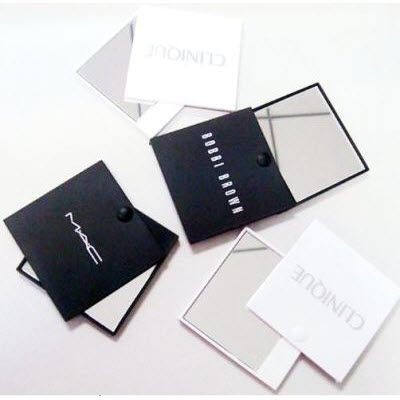 Branded Promotional COMPACT PLASTIC MIRROR Mirror From Concept Incentives.