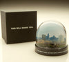 Branded Promotional MODERN ROUND SNOW GLOBE SHAKER SNOW DOME SHAKER PAPERWEIGHT Snow Dome Paperweight From Concept Incentives.
