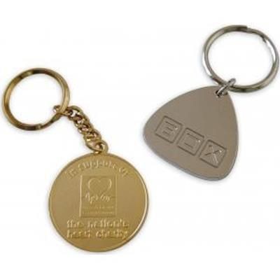 Branded Promotional METAL RELIEF KEYRING Keyring From Concept Incentives.