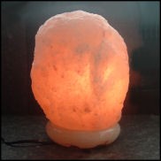 Branded Promotional ELECTRIC ROCK GLASS LAMP LIGHT Lamp From Concept Incentives.