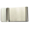 Branded Promotional BRUSHED STEEL MONEY CLIP Money Clip From Concept Incentives.