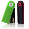 Branded Promotional MINI FOLDING USB FLASH DRIVE MEMORY STICK in Black & White Memory Stick USB From Concept Incentives.