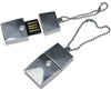 Branded Promotional MINI METAL USB FLASH DRIVE MEMORY STICK in Silver Memory Stick USB From Concept Incentives.