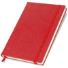 Branded Promotional MYNO A5 NOTE BOOK BRANDHIDE in Red Jotter From Concept Incentives.