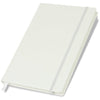 Branded Promotional MYNO A5 NOTE BOOK BRANDHIDE in White Jotter From Concept Incentives.