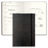 Branded Promotional MYNO BRANDHIDE A5 JOURNAL in Black Jotter from Concept Incentives