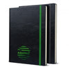 Branded Promotional MYNO CLASSIC XL LEATHERTEX NOTE BOOK Notebook from Concept Incentives