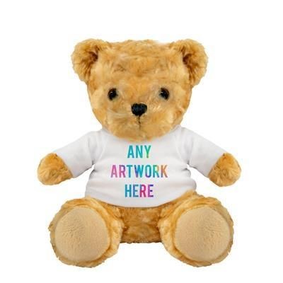 Branded Promotional PLUSH SOFT TOY 16CM VICTORIA TEDDY BEAR Soft Toy From Concept Incentives.