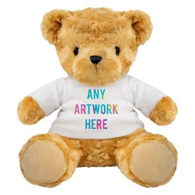 Branded Promotional PLUSH SOFT TOY 19CM VICTORIA TEDDY BEAR Soft Toy From Concept Incentives.