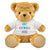 Branded Promotional PLUSH SOFT TOY 19CM VICTORIA TEDDY BEAR Soft Toy From Concept Incentives.