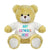 Branded Promotional PLUSH SOFT TOY 25CM ELIZABETH TEDDY BEAR Soft Toy From Concept Incentives.