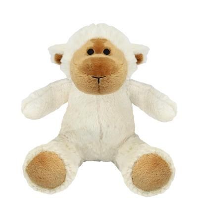 Branded Promotional PLUSH SOFT TOY 14CM LUCY LAMB Soft Toy From Concept Incentives.