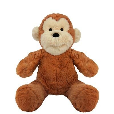 Branded Promotional PLUSH SOFT TOY 14CM MAX MONKEY Soft Toy From Concept Incentives.