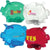 Branded Promotional LARGE PIGGY BANK Keyring From Concept Incentives.