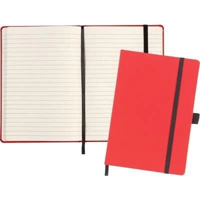 Branded Promotional LARKFIELD A5 SOFT FEEL NOTE BOOK in Red Notebook from Concept Incentives