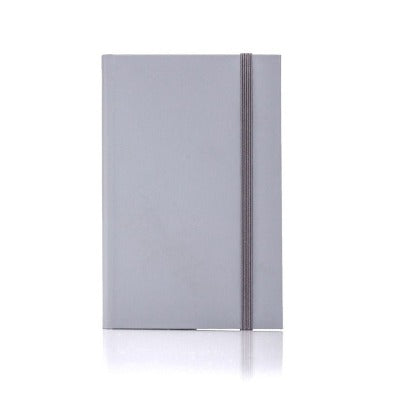 Branded Promotional CASTELLI CLASSIC MATRA NOTEBOOK in Grey Pocket Jotter From Concept Incentives.