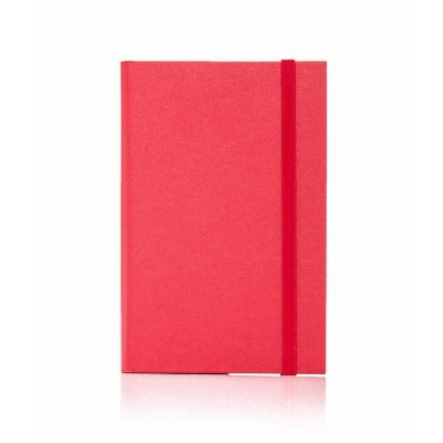 Branded Promotional CASTELLI CLASSIC MATRA NOTEBOOK in Red Pocket Jotter From Concept Incentives.