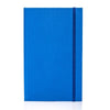 Branded Promotional CASTELLI CLASSIC MATRA NOTEBOOK in Blue Medium Jotter From Concept Incentives.