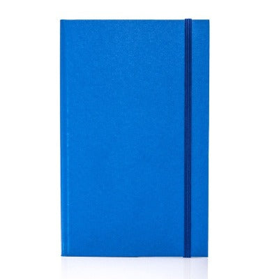 Branded Promotional CASTELLI CLASSIC MATRA NOTEBOOK in Blue Medium Jotter From Concept Incentives.