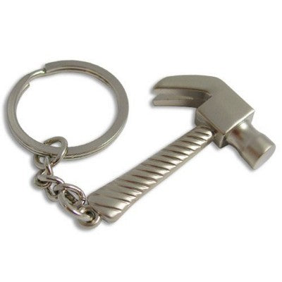 Branded Promotional NAIL HAMMER KEYRING Keyring From Concept Incentives.