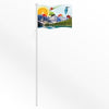 Branded Promotional SMALL NATIONAL FLAG Feather Flag From Concept Incentives.