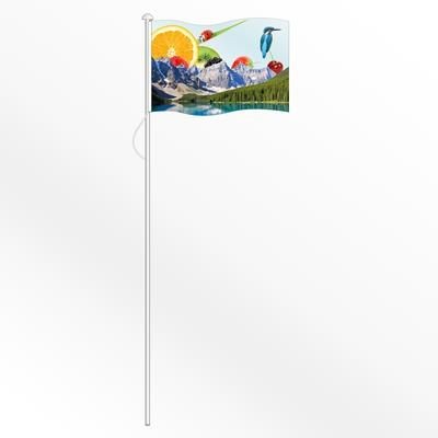 Branded Promotional SMALL NATIONAL FLAG Feather Flag From Concept Incentives.