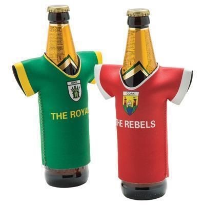 Branded Promotional NEOPRENE TEE SHIRT BOTTLE HOLDER Can Cooler From Concept Incentives.
