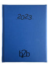 Branded Promotional NERO MANAGEMENT DESK MANAGEMENT DESK DIARY in Blue Diary From Concept Incentives.