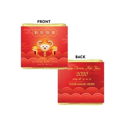 Branded Promotional NEAPOLITAN CHINESE NEW YEAR CHOCOLATE Chocolate From Concept Incentives.