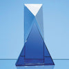 Branded Promotional 23CM NIK MELLER DESIGN OPTICAL CRYSTAL & COBALT BLUE MIX AWARD Award From Concept Incentives.