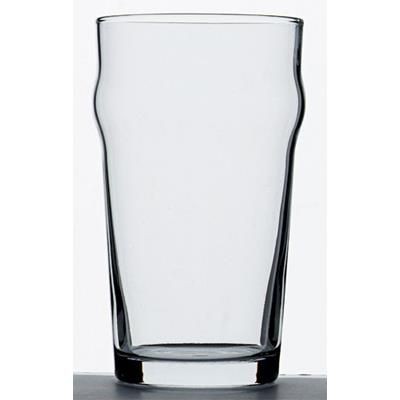 Branded Promotional STACKABLE HALF PINT BEER GLASS Beer Glass From Concept Incentives.