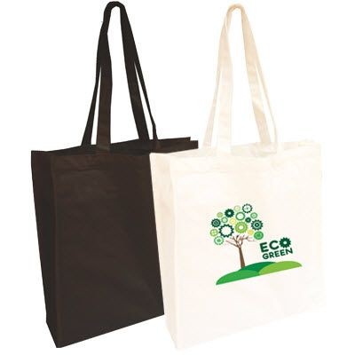 Branded Promotional NORTON 12OZ PREMIUM COTTON CANVAS SHOPPER TOTE BAG with Gusset Bag From Concept Incentives.