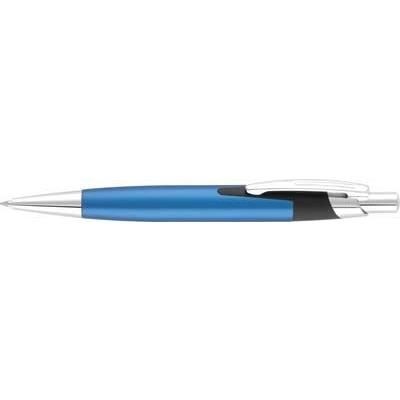 Branded Promotional NOSTRA ALUMINIUM METAL BALL PEN in Blue Pen From Concept Incentives.