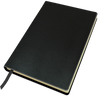 Branded Promotional A5 CASEBOUND POCKET NOTE BOOK in Black from Concept Incentives