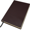 Branded Promotional A5 CASEBOUND POCKET NOTE BOOK in Brown from Concept Incentives