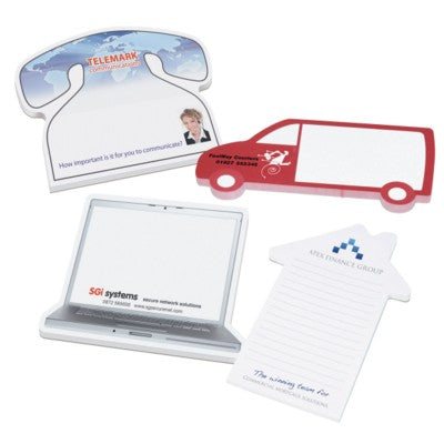 Branded Promotional SMART-PAD SHAPE Note Pad From Concept Incentives.