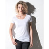 Branded Promotional NAKEDSHIRT EMILY VISCOSE-COTTON ROLLED UP RAGLAN TEE SHIRT Tee Shirt From Concept Incentives.